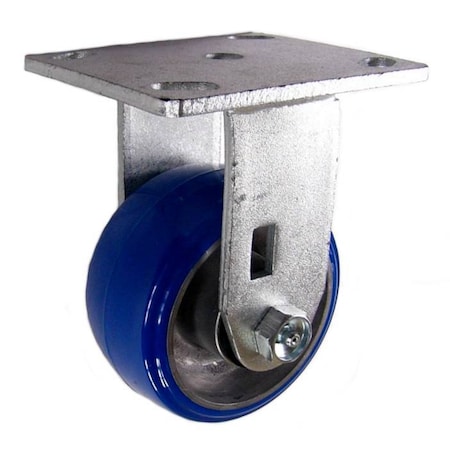 Mapp Caster 4"X2" Polyurethane on Aluminum Wheel Rigid Caster - 750 Lbs Capacity 1463P7B420R